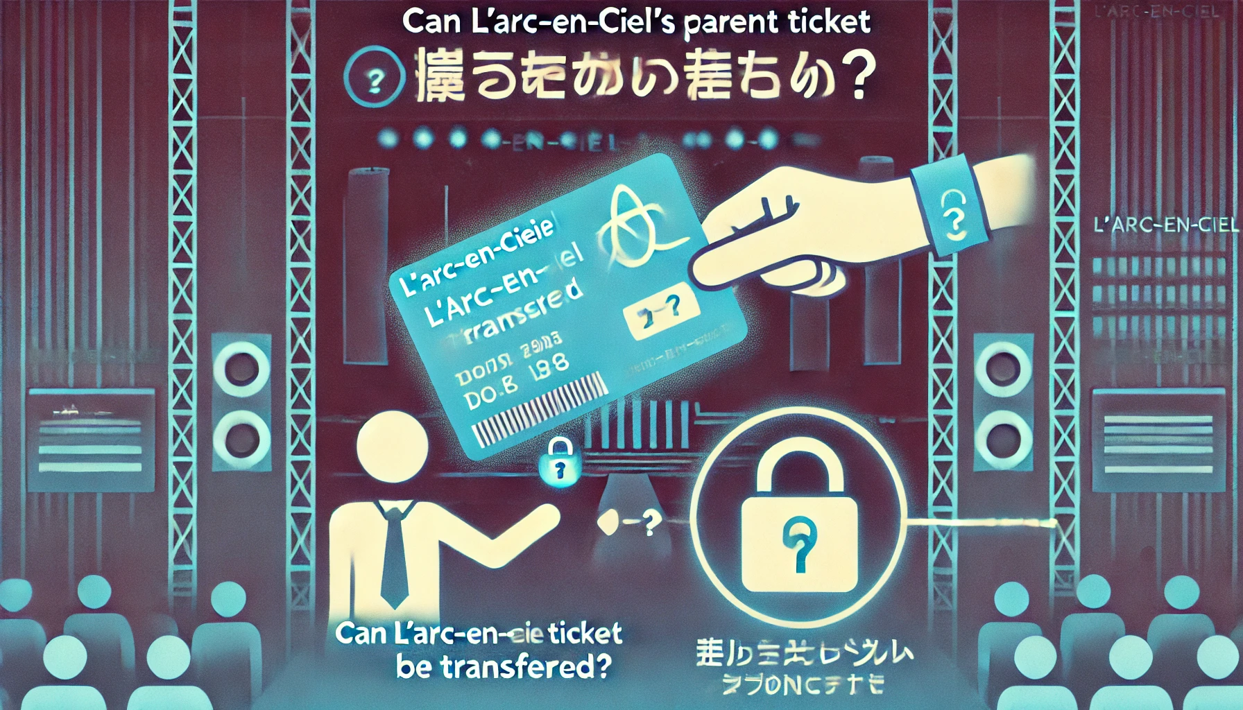 ラルクの親チケは譲渡できますか？