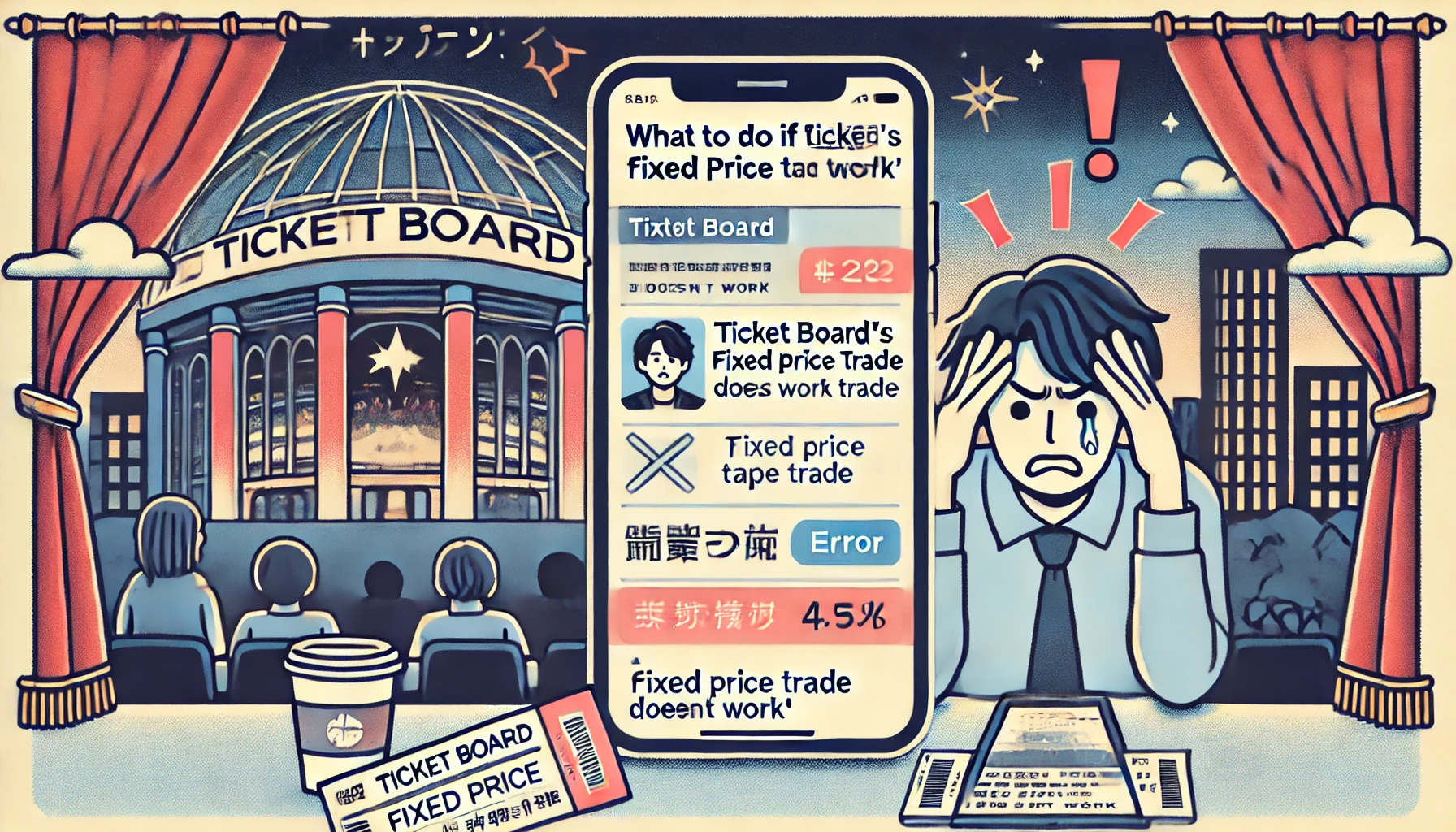 チケットボード 定価トレード できない場合の対処法