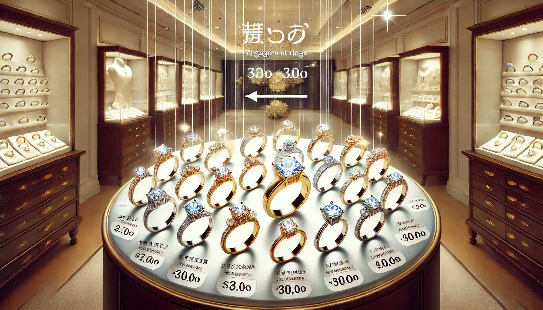 エンゲージリングの相場はいくらですか？