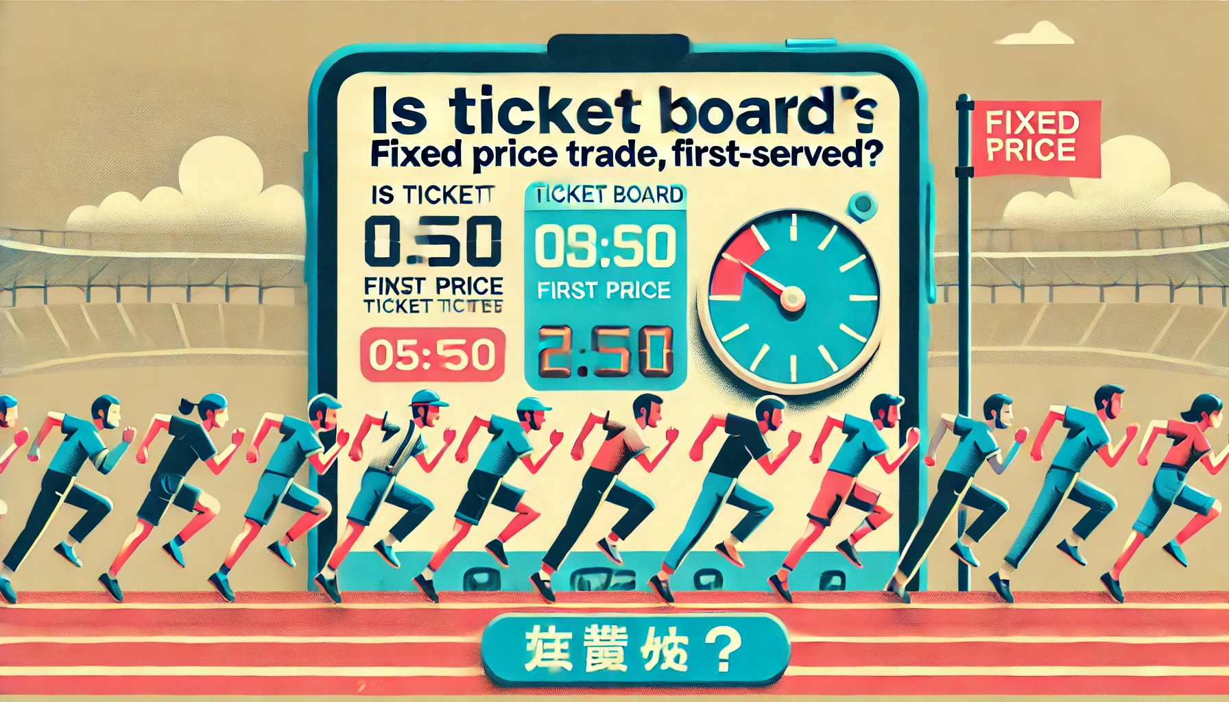 チケットボード 定価トレードは先着順？