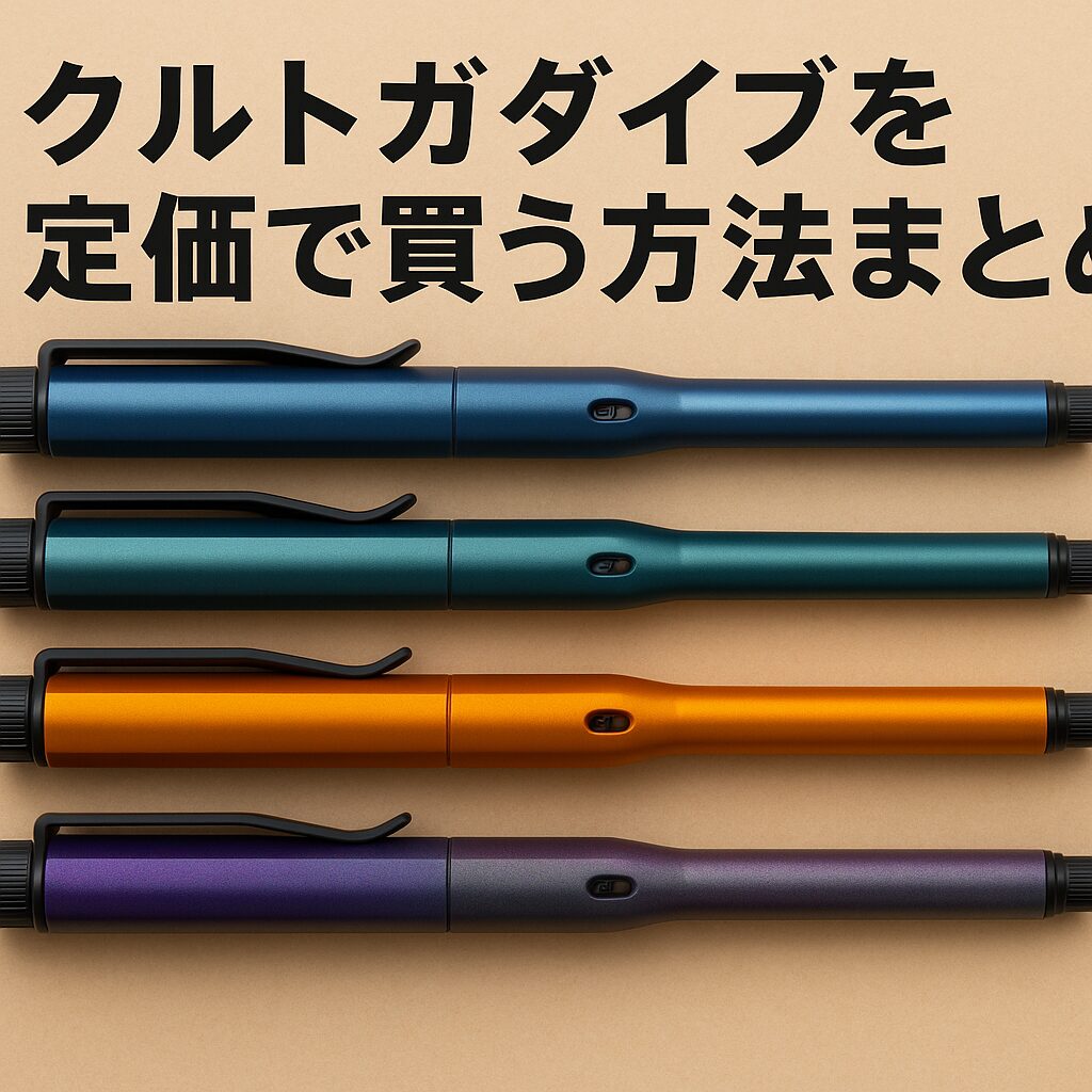 クルトガダイブまとめ売り クルトガダイブを定価で買う方法まとめ！抽選や再販情報も網羅
